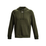 UA Rival Fleece Sudadera Capucha Hombre verde