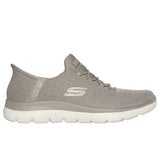 Skechers Slip-ins Summits - Classy Night Zapatilla Mujer beige/oro
