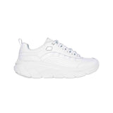 Skechers Relaxed Fit: DLux Walker 2.0 – Golden Step Zapatilla Mujer Blanco/Plata