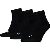 Puma Quarter Plain Calcetines Unisex 3 pares