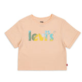 Levis Meet And Greet Rolled Sleeve Camiseta Niña