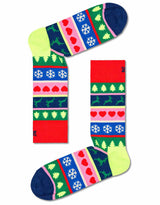 Happy Socks Christmas Stripe Multicolor