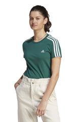 Adidas Essentials Slim 3-Stripes Tee Camiseta Mujer