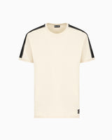 EA7 Logo Series Camiseta Hombre beige