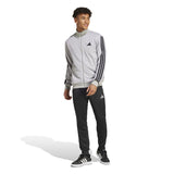 Adidas Basic French Terry Chándal Hombre gris/negro