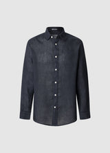 Pepe Jeans Arnau Camisa Logo bordado Hombre Azul Dulwich