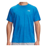 UA Tech Textured SS Camiseta Hombre