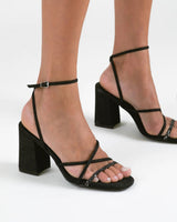 Mim Shoes Laureta Glitter Sandalia de tacón Mujer