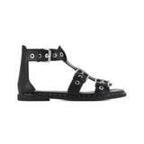 Carmela 163220 Sandalia Plana Mujer Negro