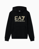 EA7 Logo Series Sudadera con Capucha Hombre