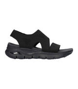Skechers ArchFit Chanclas Mujer negro