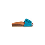 Verbenas Reina Velour Sandalia Mujer
