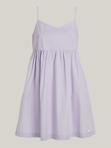 Tommy Jeans Poplin Back Vestido Mujer