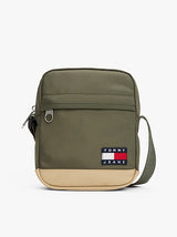 Tommy Jeans Ess Daily Square Bolso reporter con bandolera Hombre verde