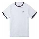Converse Ringer SS Tee Camiseta Hombre blanco