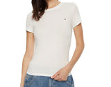 Tommy Jeans Slim C-Neck Tee Camiseta Mujer ecru