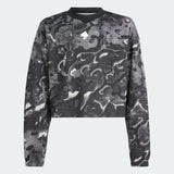 Adidas Future Icons Allover Print Sweatshirt Sudadera Mujer