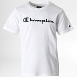 Champion Crewneck T-Shirt Camiseta Logo Script Niño/a