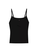 Tommy Jean Ess Strap Top Ext Vestido tirantes Mujer negro