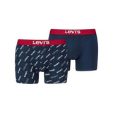 Levis Logo AOP Organic  Boxer Calzoncillos Hombre pack 2