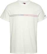 Tommy Jeans Slim Entry Graphic Camiseta Hombre blanco