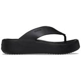 Crocs Gateway Platform Flip Chancla Mujer negro