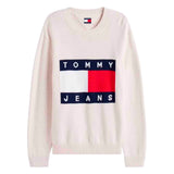 Tommy Jeans Reg Melange Flag Jersey Hombre