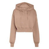 Adidas Essentials Contemporary Fleece Full Zip Hooded Sudadera Capucha Mujer