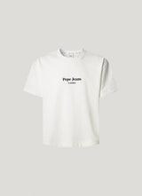 Pepe Jeans Dickens Tee Camiseta Espalda Estampada Hombre off white