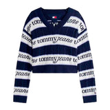 Tommy Jeans Stripe Logo Sudadera Mujer