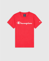 Champion Crewneck T-Shirt Camiseta Logo Script Niño/a